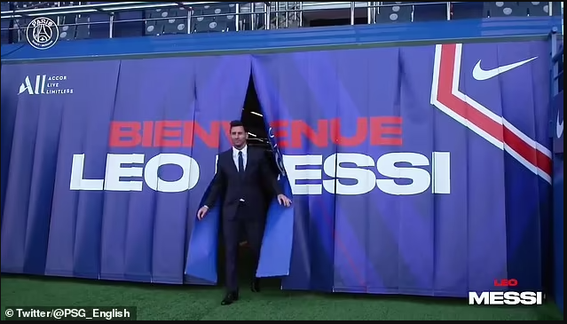 Lionel Messi (Twitter/PSG)