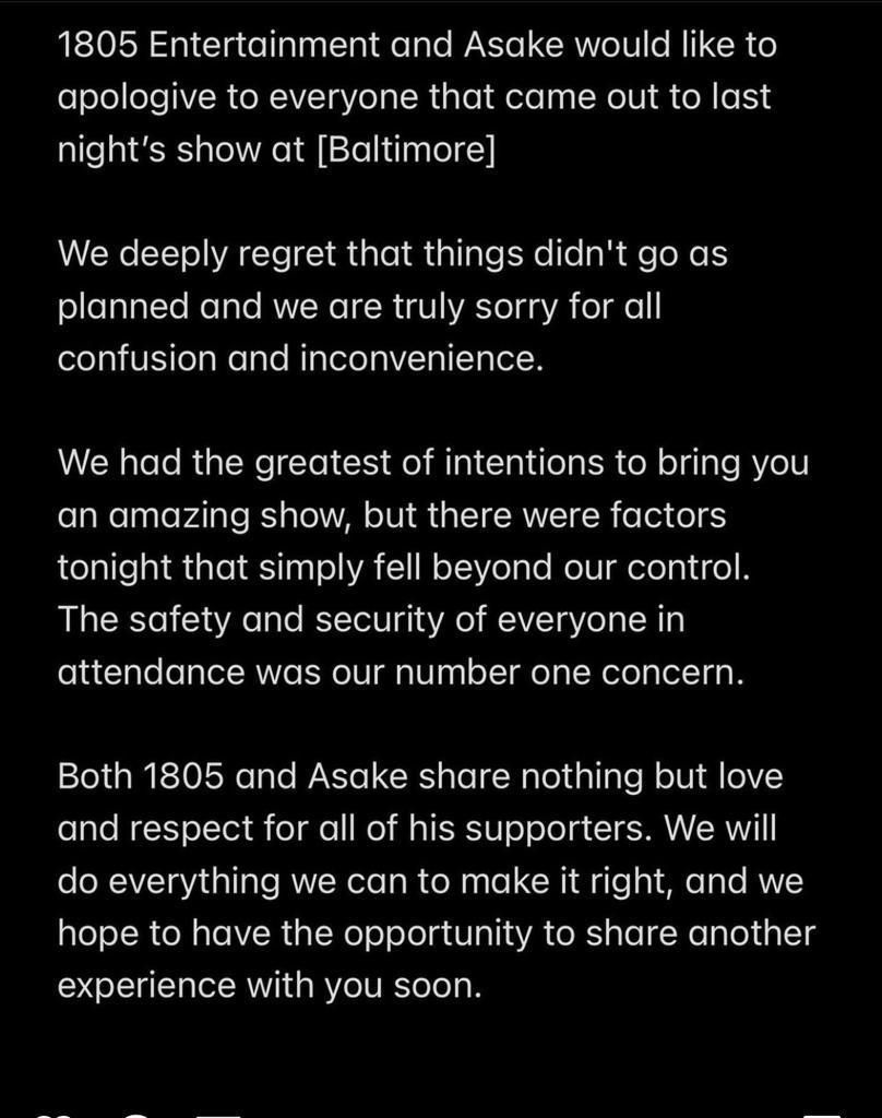 Press release by Organizers