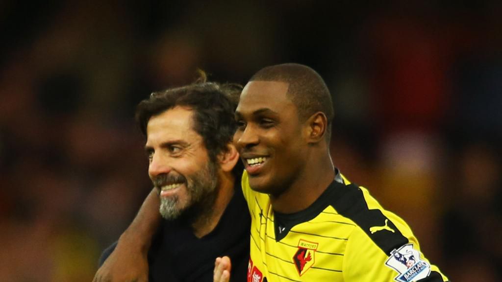 Odion Ighalo played under Quique Sanchez Flores at Watford