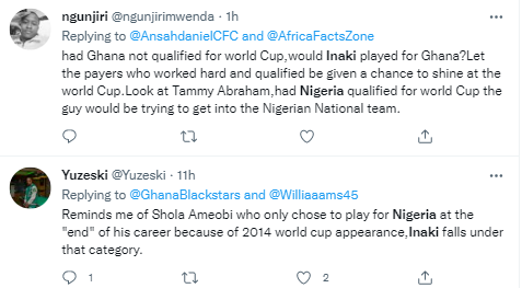 Reactions as Inaki Williams dumps Spain for Black Stars of Ghana