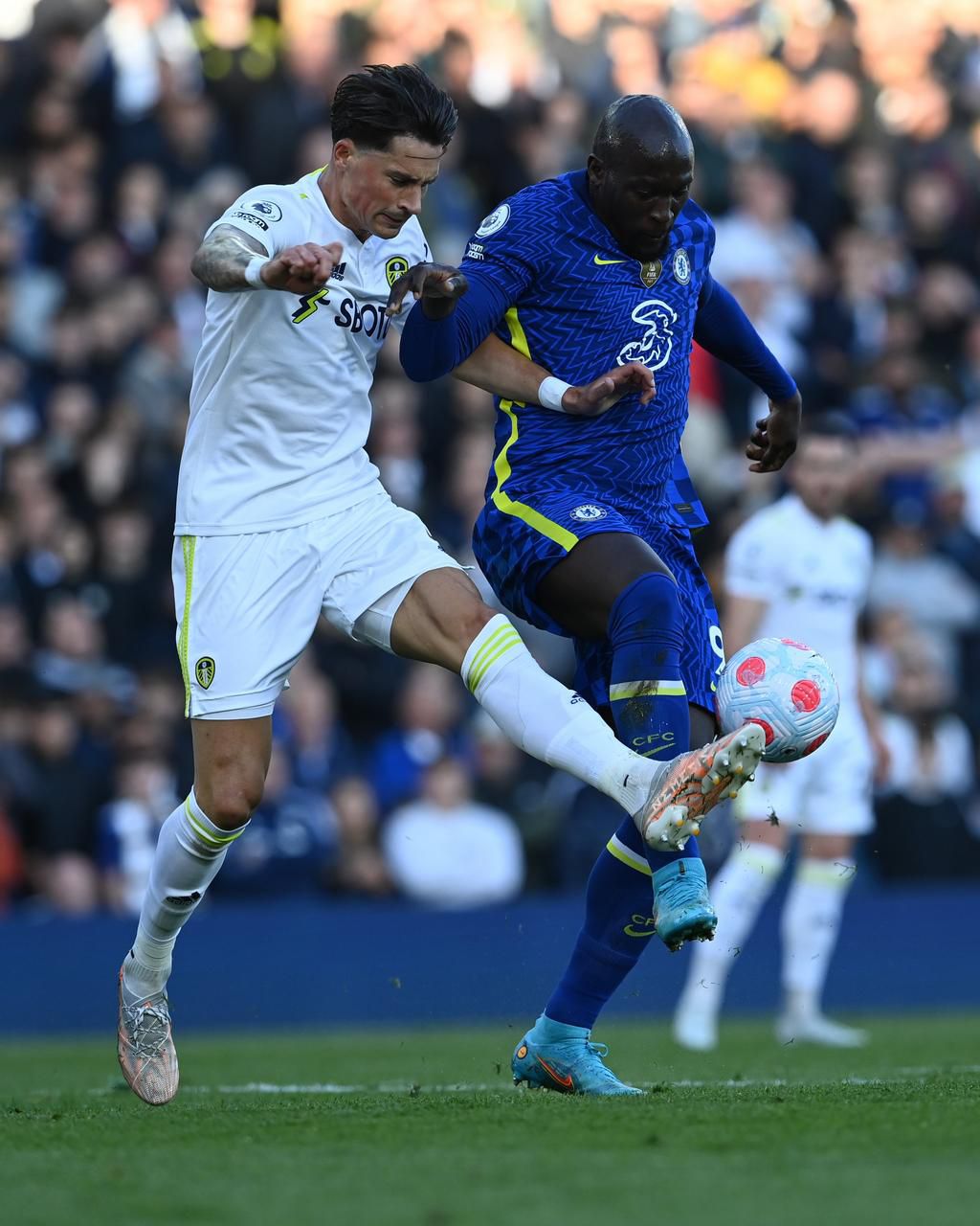 Lukaku almost missed a golden opportunity for Chelsea against Leeds United