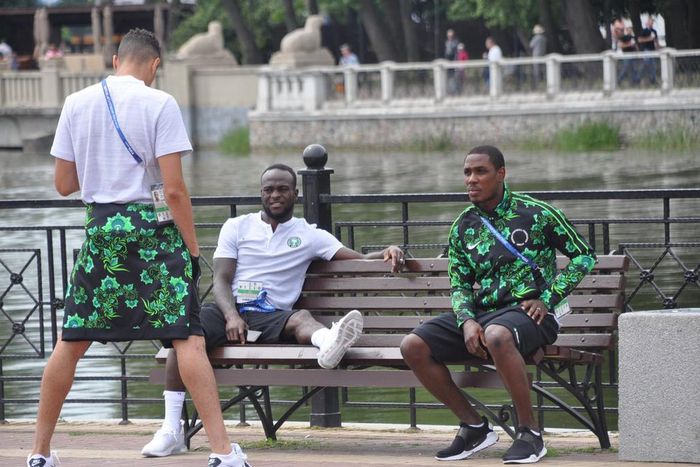 Leon Balogun, Victor Moses and Odion Ighalo