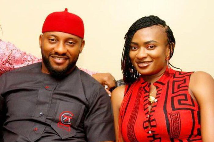 Yul Edochie and his wife May [AKPraise]