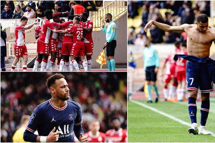 Reactions as Monaco beat PSG 3-0 without Messi