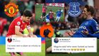 Social media reactions to Maguire's unlucky first-half vs Everton
