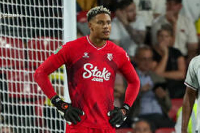 Maduka Okoye made his debut for Watford tonight but conceded two goals