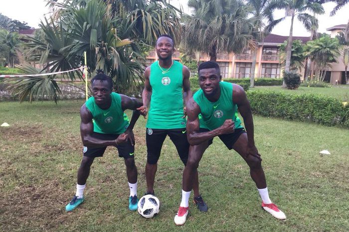 Junior Lokosa, Ogenyi Onazi and John Ogu