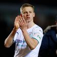 Oleksandr Zinchenko captained Manchester City in their FA Cup tie against Peterborough