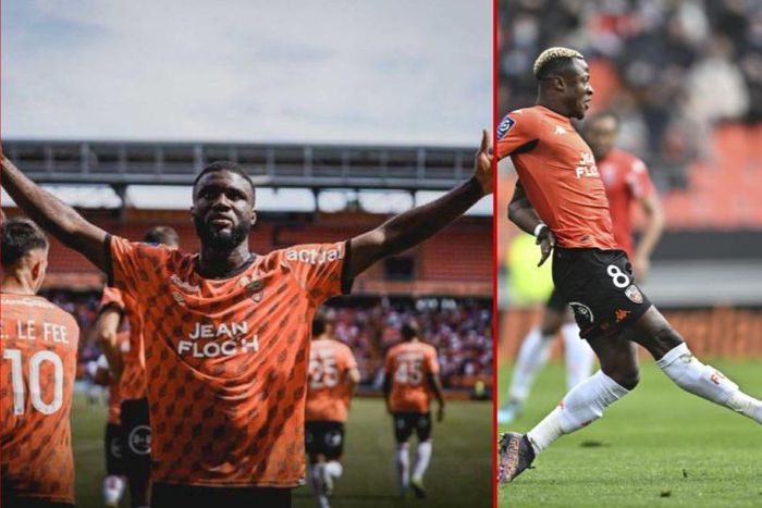 Terem Moffi scores brace, Innocent Bonke makes substitute appearance in 2-1 win for Lorient