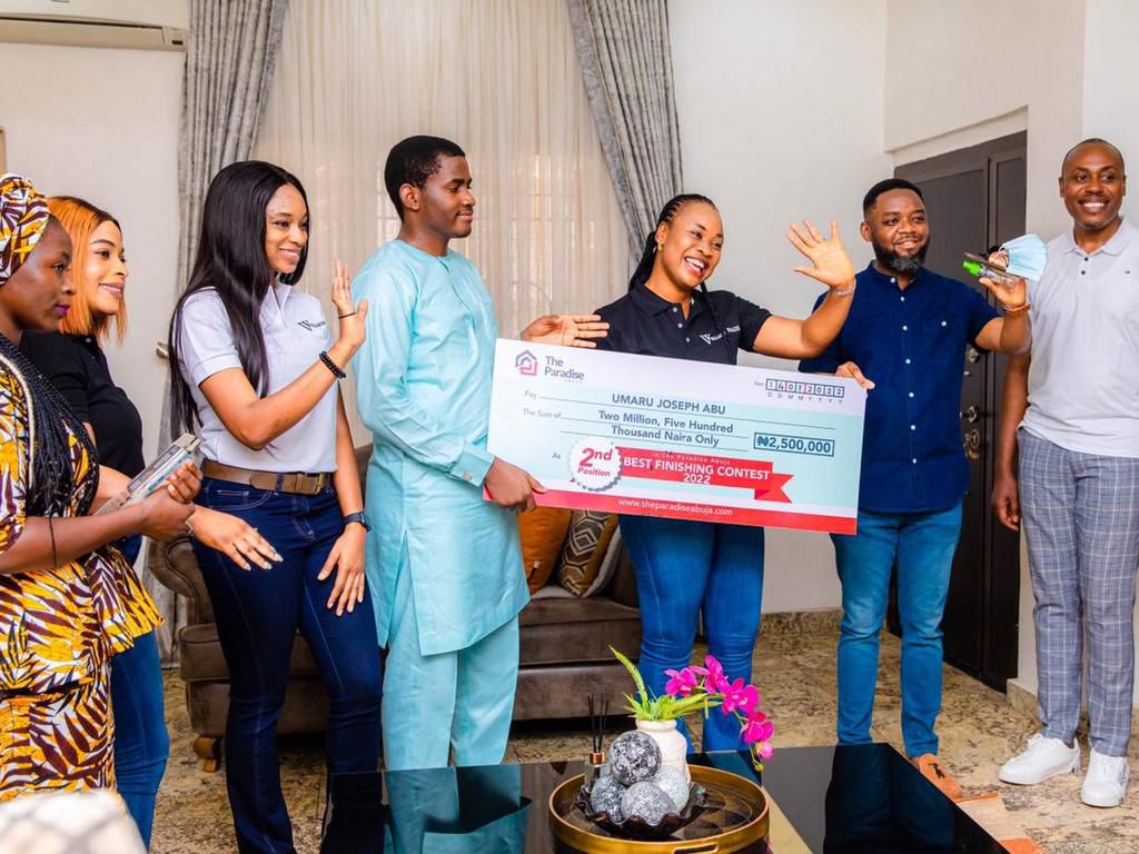 Paradise Estate rewards customers with N8m cash prize, other consolatory prizes in Finishing Contest