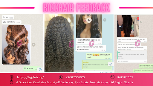 BIGGHAIR - The very first Vietnamese hair extensions office and store in Lagos, Nigeria