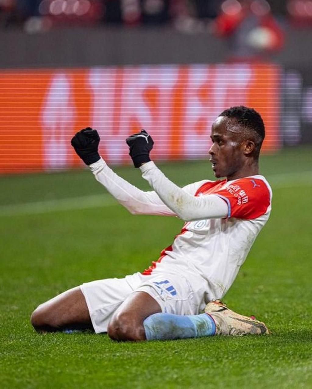 Slavia Prague forward Yira Sor scored a brace in the UEFA Europa COnference league