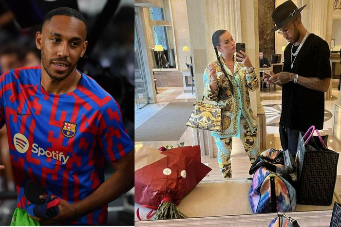 Aubameyang was visited by thieves and beaten in his Barcelona house.
