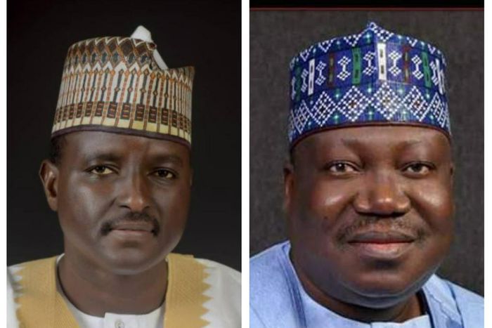 Bashir Machina and Ahmed Lawan. (Pulse)