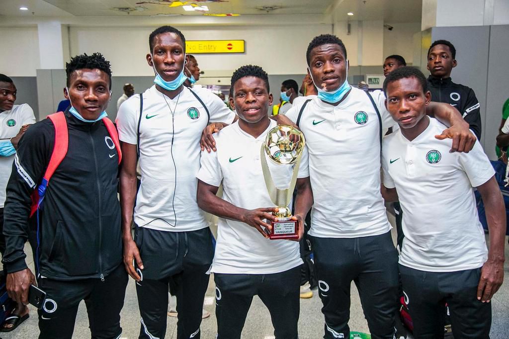 Flying Eagles arrive Nigeria after winning WAFU U-20 tournament