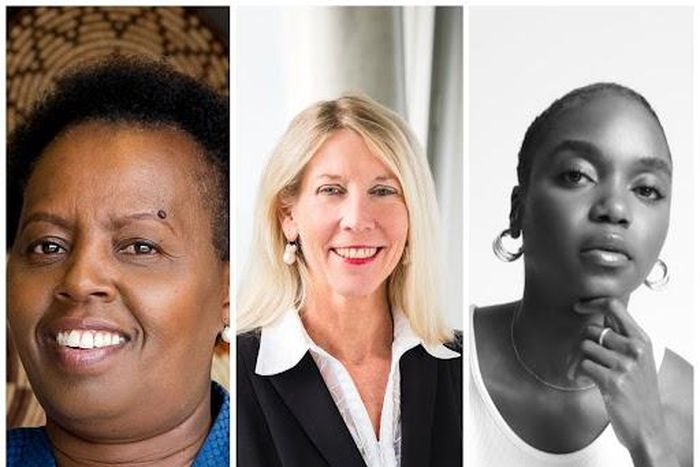 [L-R]: Jane Karuku, MD & CEO of East African Breweries; Helene Weesie, MD of Guinness Ghana Breweries; Imane Dodo, VP of Strategy, Releaf