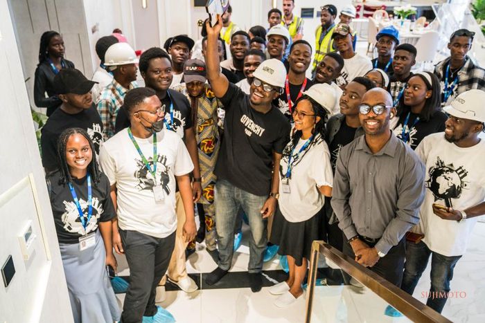EXCURSION: Students from Caleb University, Lagos visit the home to luxury living!