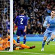 Phil Foden celebrates his goal for Manchester City against Real Madrid