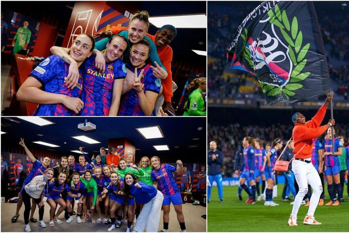 Asisat Oshoala was in attendance as Barcelona Femeni beat Real Madrid 5-2 at the Camp Nou