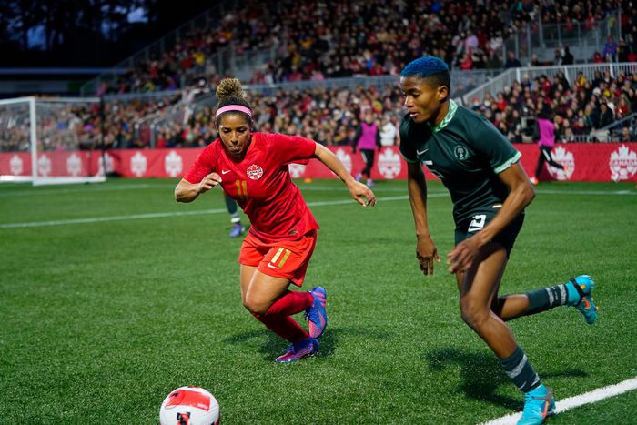 Ajibade shined for the Super Falcons against Canada