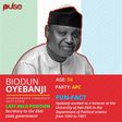 APC governorship candidate in Ekiti, Biodun Oyebanji. [Pulse]