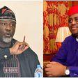 Senator Dino Melaye and former Minister of Aviation, Femi Fani-Kayode. (Legit)