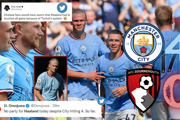 Social media reactions to Manchester City's win over Bournemouth