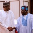 President Muhammadu Buhari with Asiwaju Bola Tinubu
