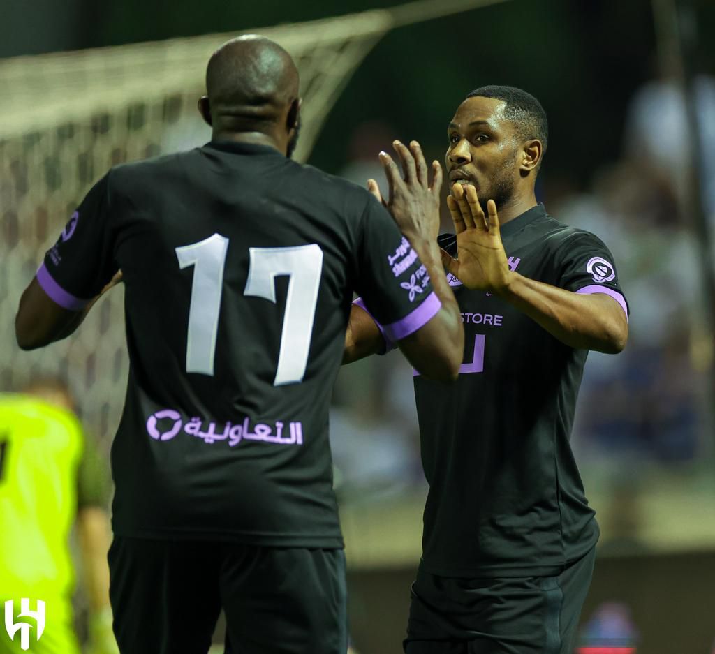 Odion Ighalo has scored 4 goals in 7 starts for Al Hilal.