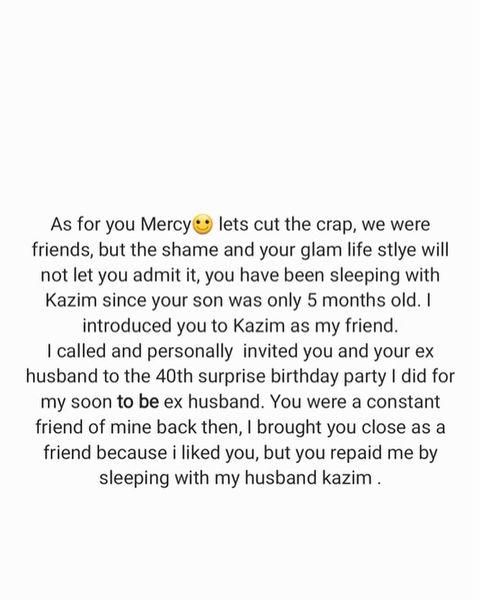 Funsho says Mercy Aigbe snatched her husband after she introduced her as a friend.