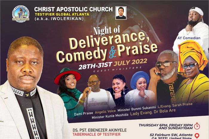 Ay comedian Live at Cac Testifier Global Atlanta