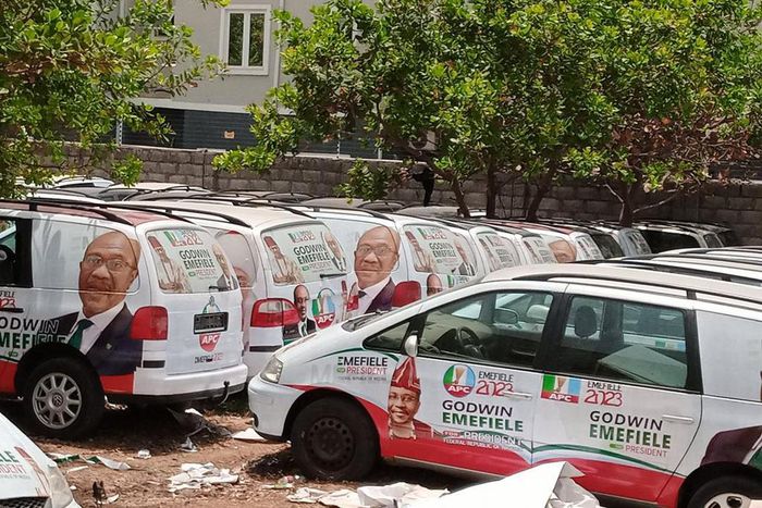 Branded vehicles of the CBN governor