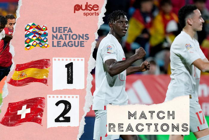 Social media reactions as Switzerland defeated Spain 2-1 in the UEFA Nations League on Saturday