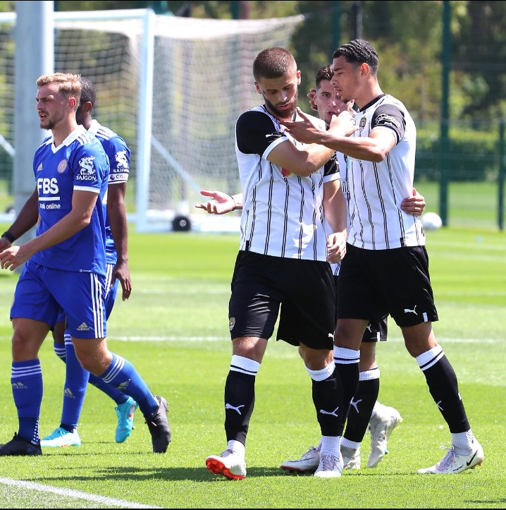 The winning team,  Notts County.