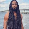Man with long dreadlocks