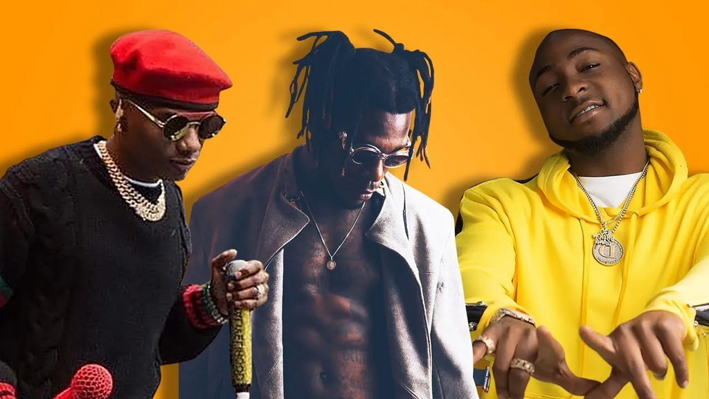 Wizkid, Burna Boy and Davido (Ghgossip)