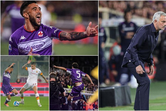 Jose Mourinho blamed as Fiorentina beat AS Roma 2-0