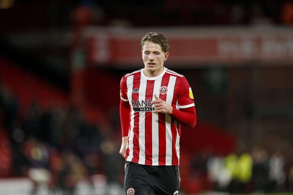 Sander Berge in action for Sheffield United