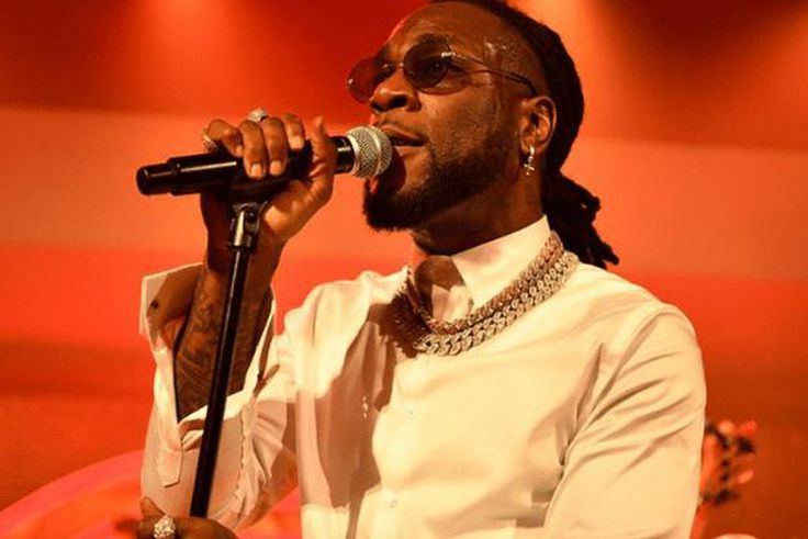 Burna Boy performing
