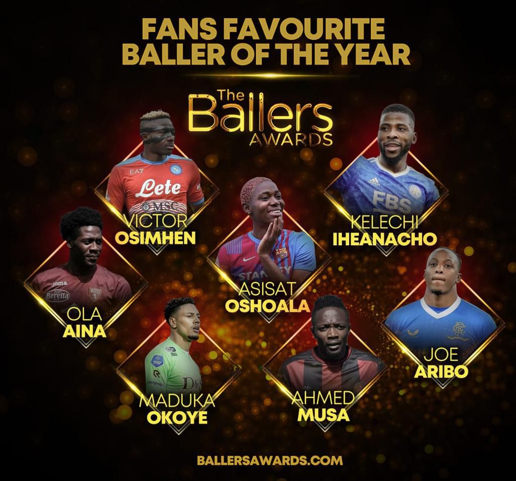 Ballers Awards nominees