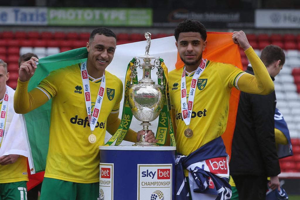 Adam Idah (L) and Andrew Omobamidele (R)