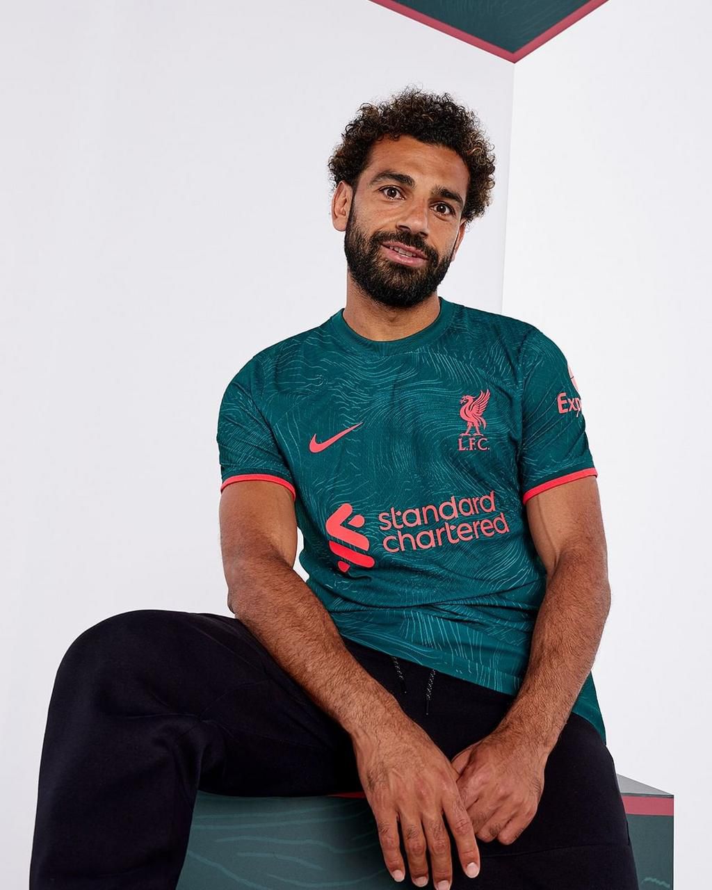 Salah, Nunez and Firmino model Liverpool's 3rd jersey [Photos]