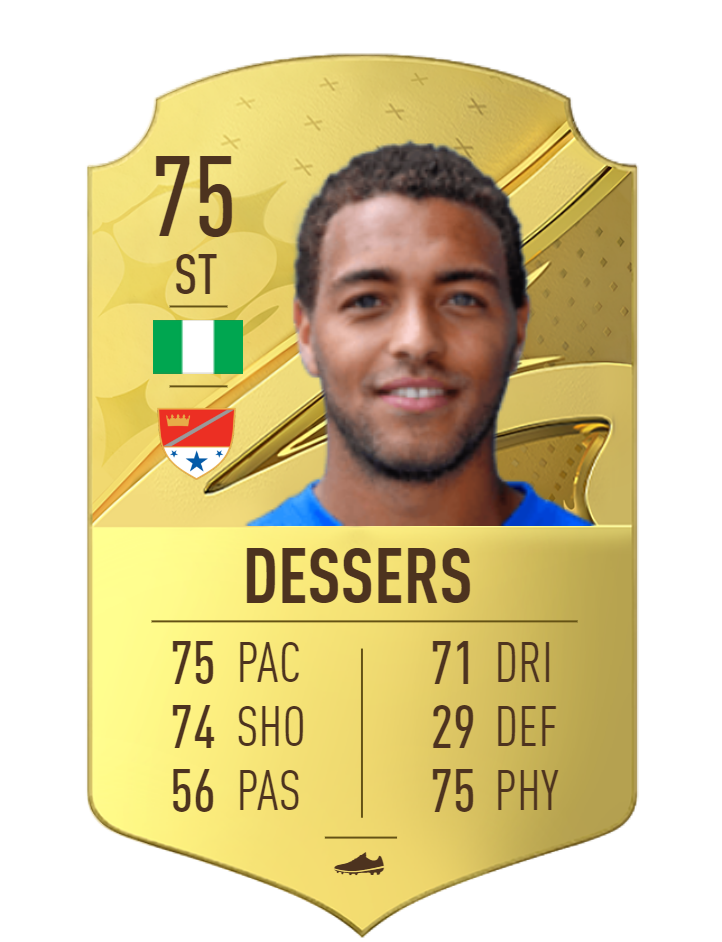 Cyriel Dessers FIFA 23 OVR