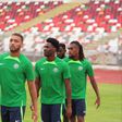 Super Eagles in training