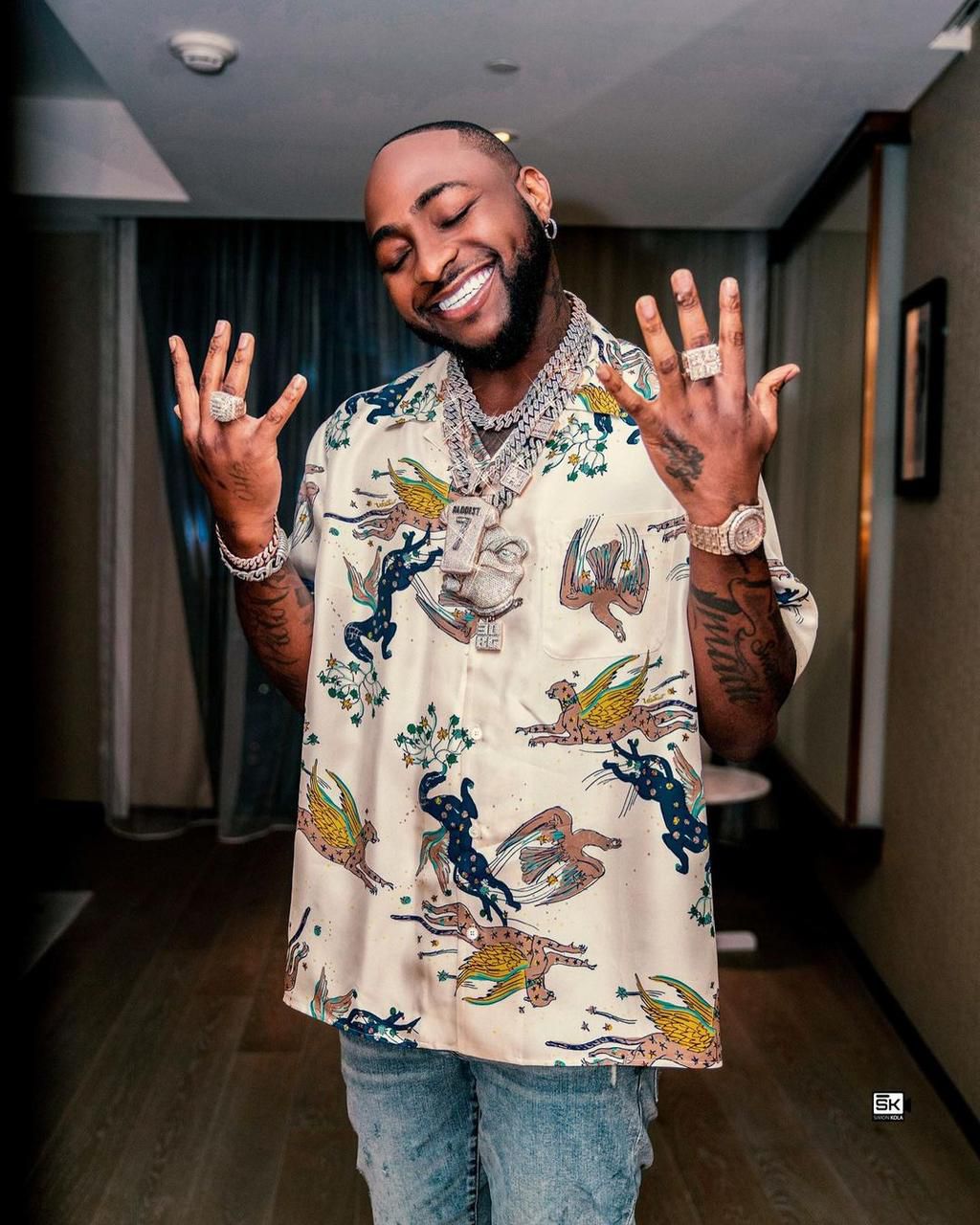Nigerian music star Davido [Instagram/Davido]