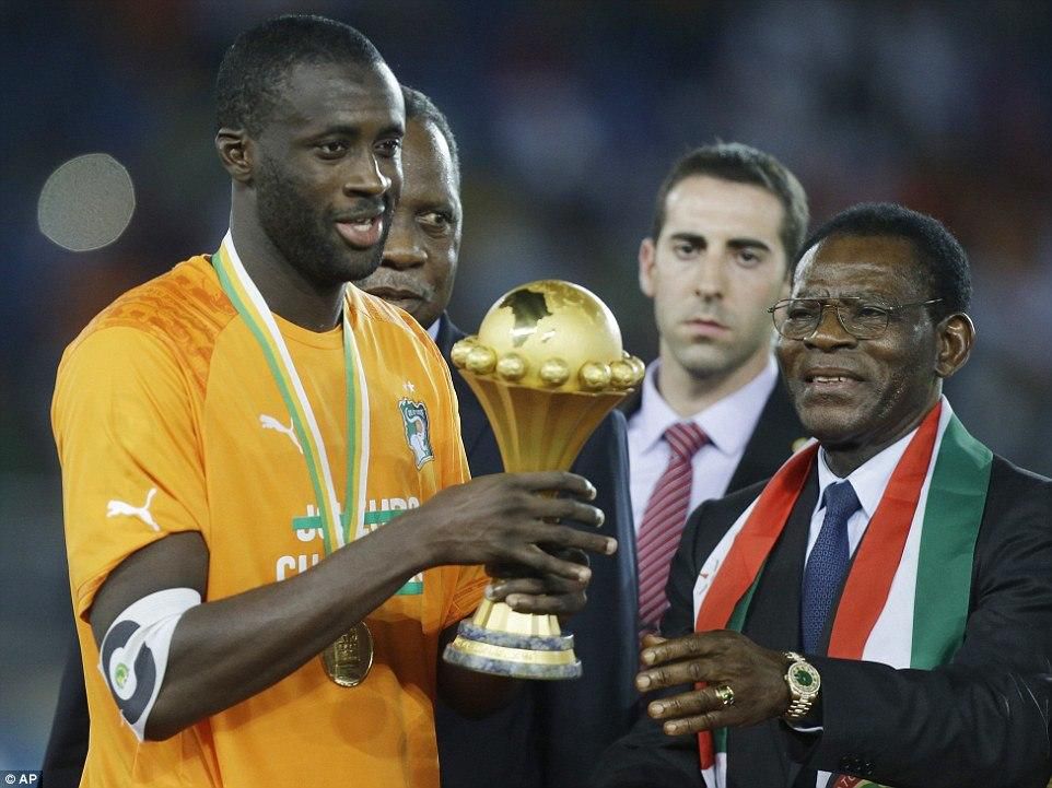 Yaya Toure wins 2015 AFCON with Ivory Coast
