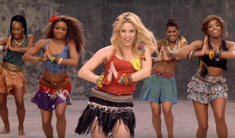 Shakira sang "Waka Waka (This Time for Africa)", the official song of the 2010 FIFA World Cup, featuring South African band Freshlyground.