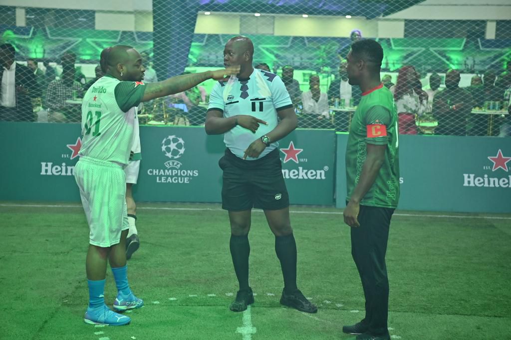 Seedorf, Okocha and Davido feature in the Heineken Novelty Face-Off