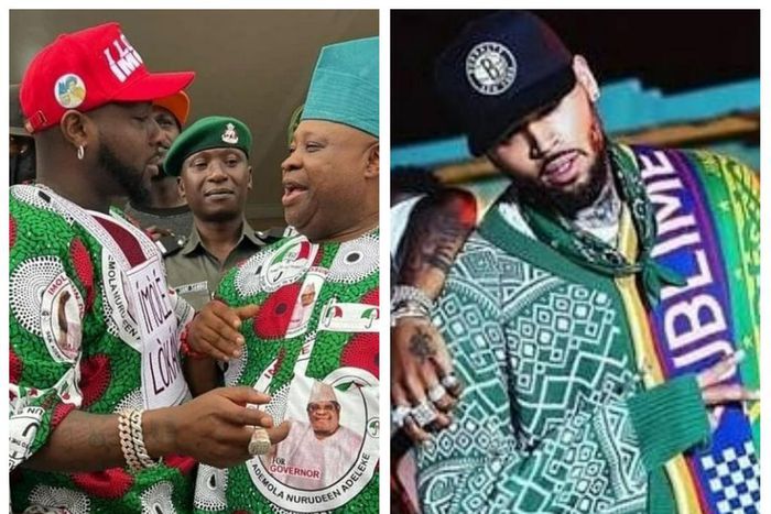 Chris Brown congratulates Senator Ademola Adeleke on governorship victory
