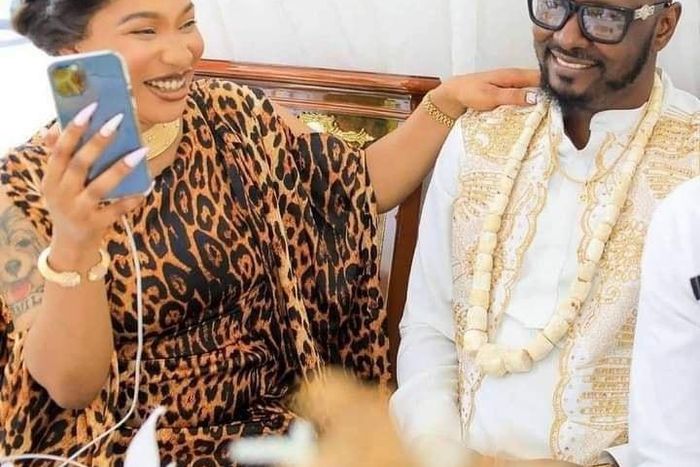 Tonto Dikeh and her ex boyfriend Prince Kpokpogri